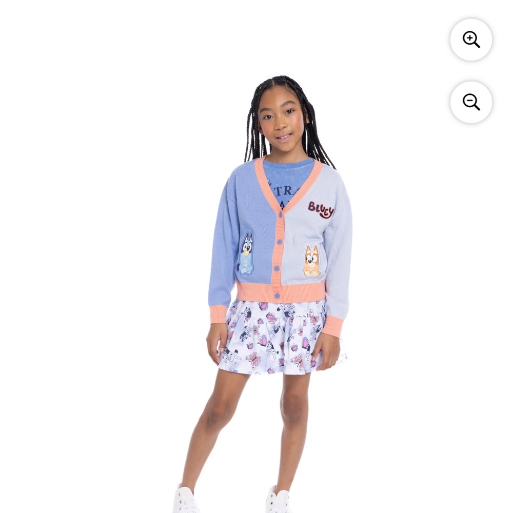 Bluey Kids Cardigan, NWT, (4-5)